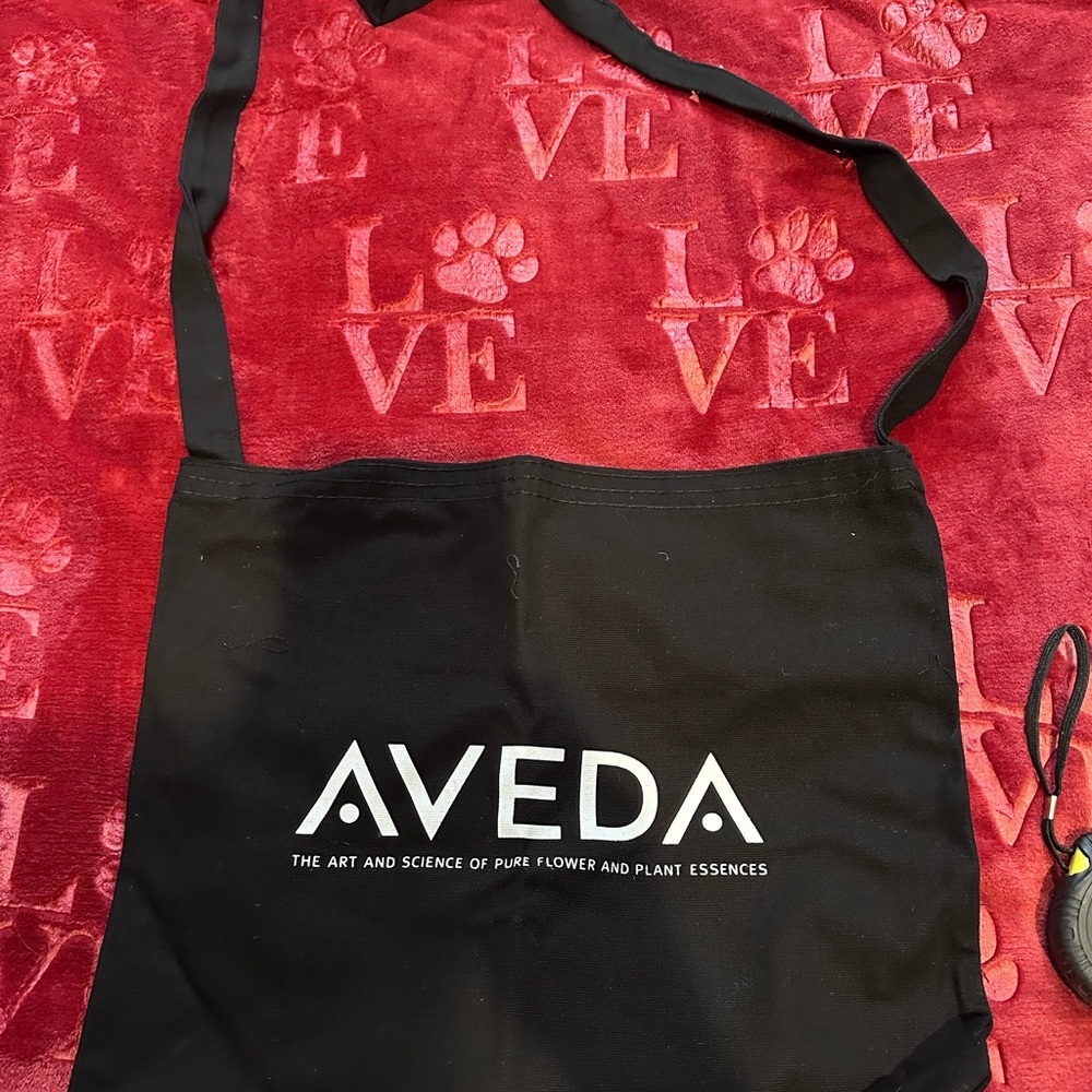 Aveda Black Tote Bag